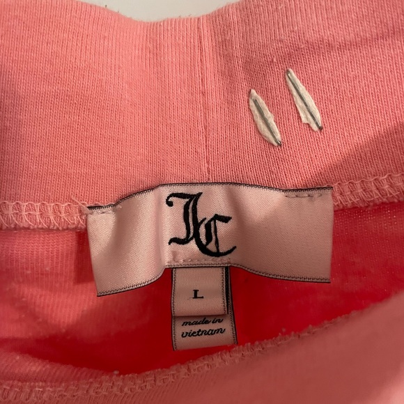 Juicy Couture Pink Sweatpants Cozy Lounge Wear - Picture 3 of 4